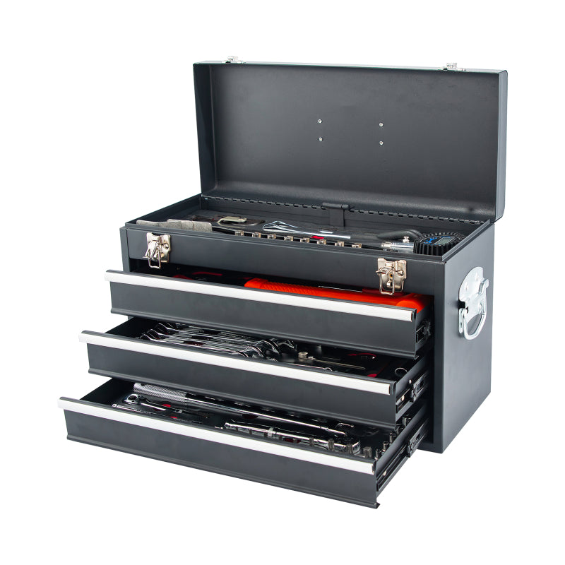BikeMaster 510002 3 Drawer Tool Kit - 129 Piece Set