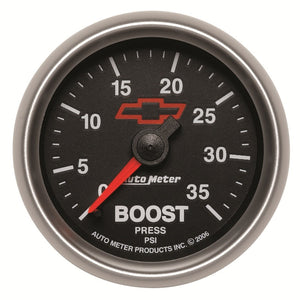 AutoMeter 3604-00406 Autometer fits GM Mechanical 52mm 0-35 PSI Boost Gauge