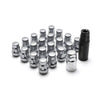 Wheel Mate 32926SSP Muteki SR35 Close End Lug Nuts w/ Lock Set - Satin Silver 12
