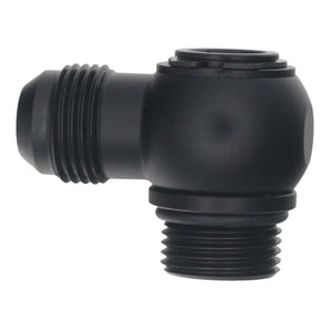 DeatschWerks 6-02-0417-B 10AN ORB Male to 10AN Male Flare Low Profile 90-Degree