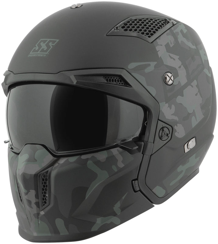 Speed and Strength SS2400 Call 2 Arms Helmet Black/Camouflage - Small
