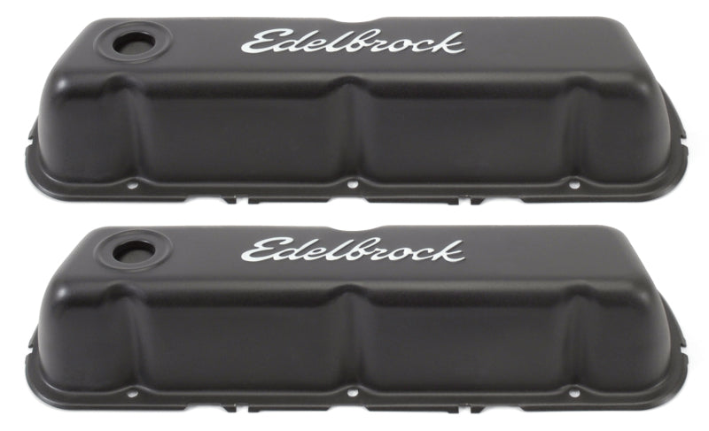 Edelbrock 4603 Valve Cover Signature Series fits Ford 260-289-302-351W CI V8 Black