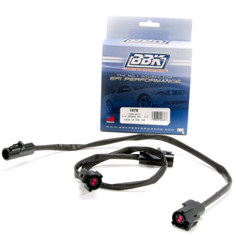 BBK  1676 Mustang 5.0 4.6 O2 Sensor Wire Harness Extensions (pair)