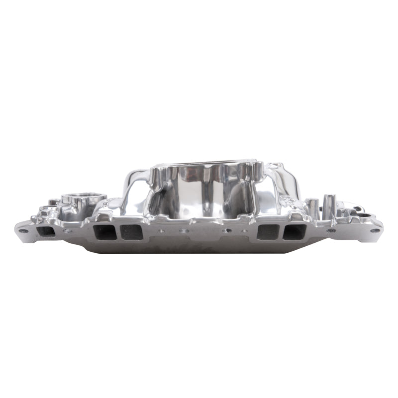 Edelbrock 26011 fits SBC Perf Air Gap Manifold Polished