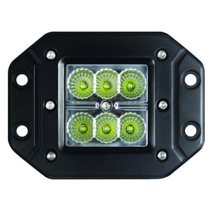 Hella LA357204021 Value Fit Flush Mount 3in 18W Cube Flood Beam LED Light