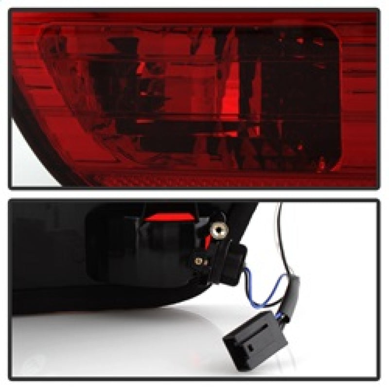 Spyder 5000842 fits BMW 00-06 E53 X5 4PCS Euro Style Tail Lights- Red Smoke ALT