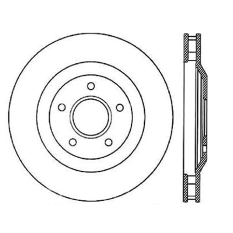 Stoptech 120.62060CRY 97-04 Chevy Corvette Right Front CRYO-STOP Rotor
