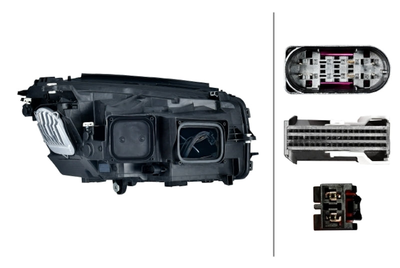 Hella LA354877131 2016-2021 fits Mercedes-Benz GLC250 Headlight Assembly