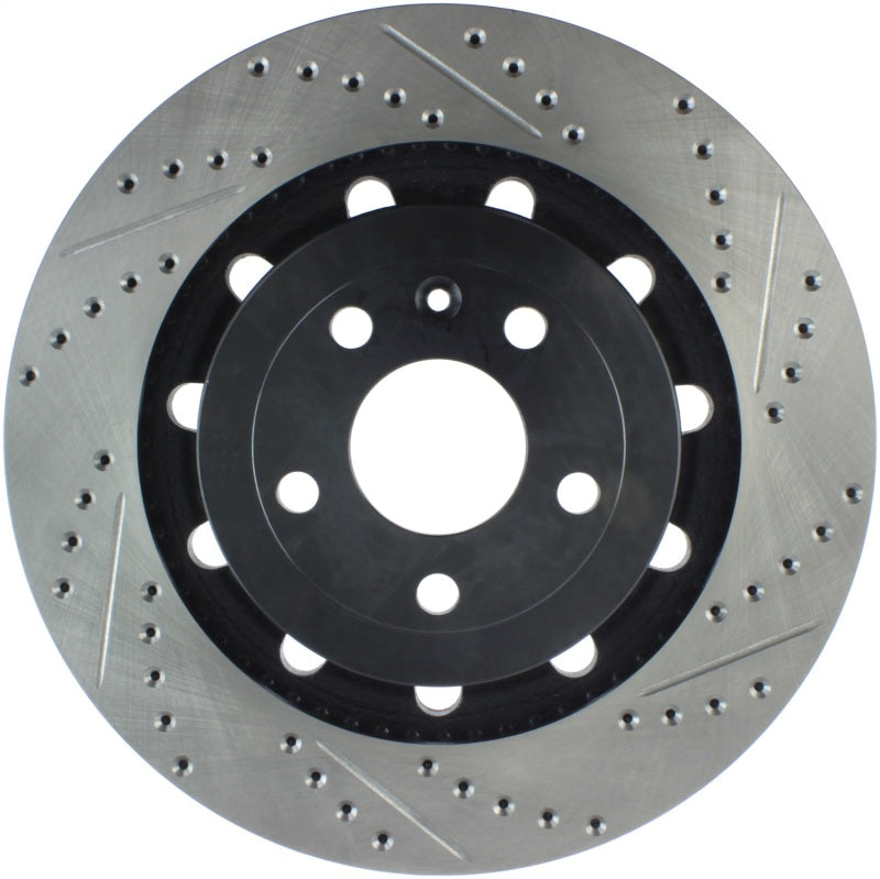 Stoptech 127.65136L Slotted & Drilled Sport Brake Rotor