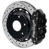 Wilwood 03-08 Audi A4 FNSL4R Rear Big Brake Kit 12.88in Drilled & Slotted Rotor - Black