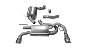 CORSA Performance 14491 Corsa 2010-2014 Volkswagen GTI Mk6 Polished Touring 3.0in Cat-Back Dual Exit Polished Pro-SeriesTips