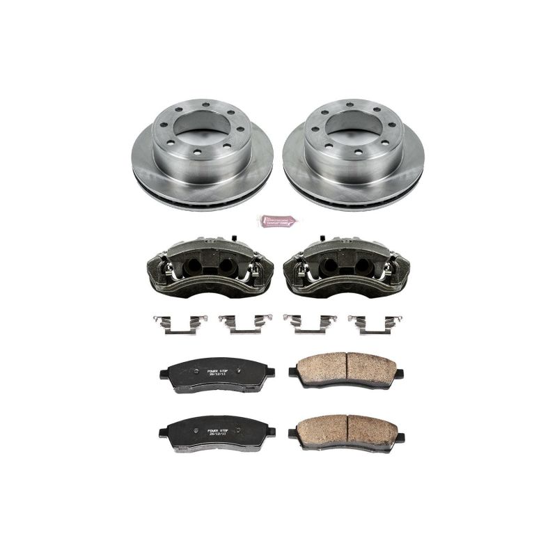 Power Stop KCOE1890A 00 fits Ford F-350 Super Duty Rear Autospecialty Kit w/Cals