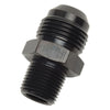 Russell 660523 Performance -12 AN to 1/2in NPT Straight Flare to Pipe (Black)