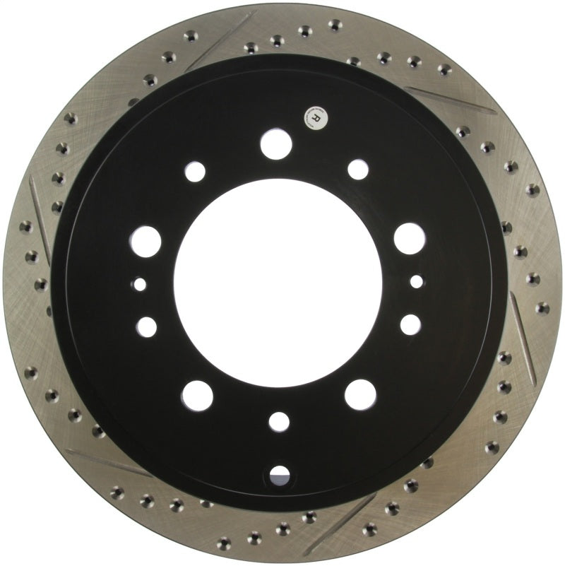 Stoptech 127.44157R Slotted & Drilled Sport Brake Rotor