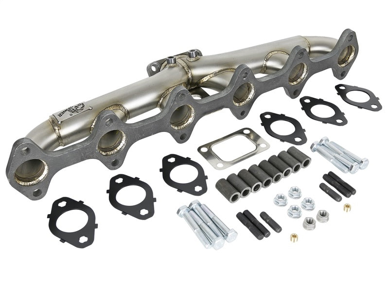 AFE 48-32020 d Steel Header Turbo Manifold (T3) 98.5-02 fits Dodge Diesel Truck