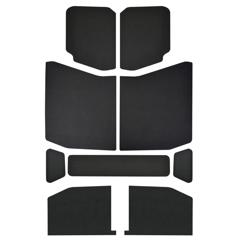 DEI  50168 fits Jeep 18-23 Wrangler JL 4-Door Boom Mat Headliner - 9 Piece - Bla