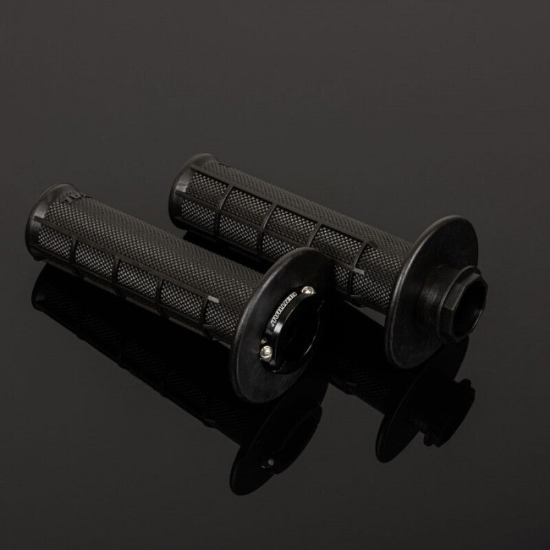 Renthal G236 fits MX-R Works Lock On - Ultra-Tacky Half Waffle