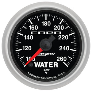 AutoMeter 880875 Autometer 52mm 100-260 Degree Digital Water Temp Gauge fits Chevrolet COPO Camaro