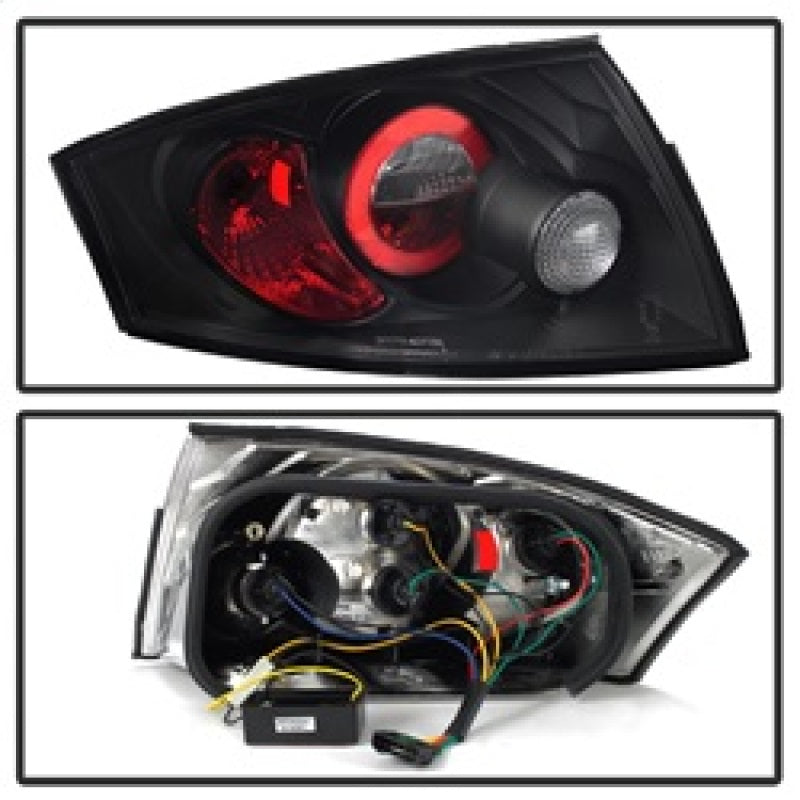 Spyder 5000408 fits Audi 00-06 TT Euro Style Tail Lights Black ALT-YD-ATT99-BK