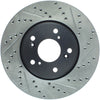 Stoptech 127.40086L Slotted & Drilled Sport Brake Rotor Front Left 13 fits Honda Accord Sport