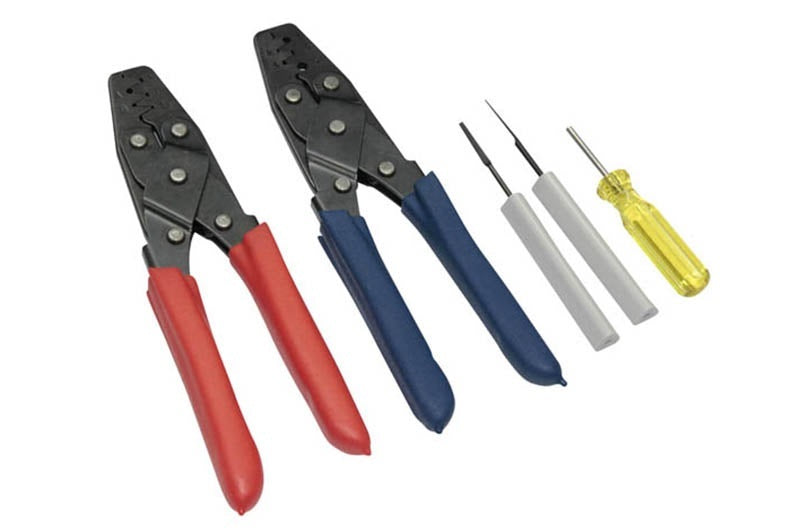 Haltech HT-070300 Dual Crimper Set - Includes 3 Pin Removal Tools