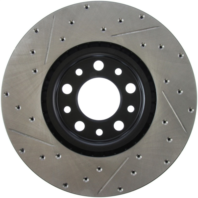 Stoptech 127.63080L 13+ Dodge Dart Performance Slotted & Drilled Front Left Rotor