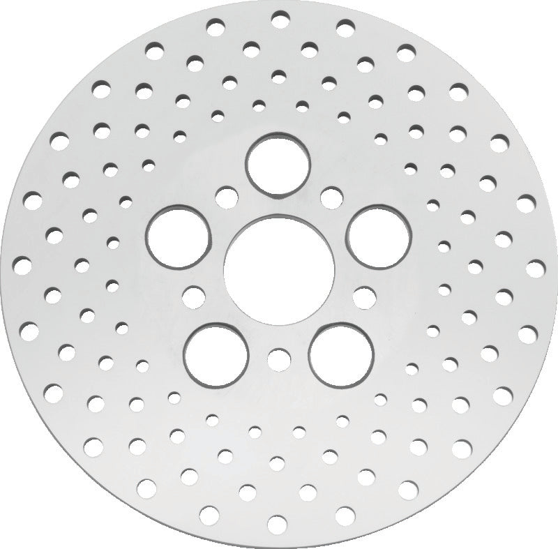 Bikers Choice 619918 73-84 FL 10 Inch Front & Rear Drilled Stainless Rotor Repl