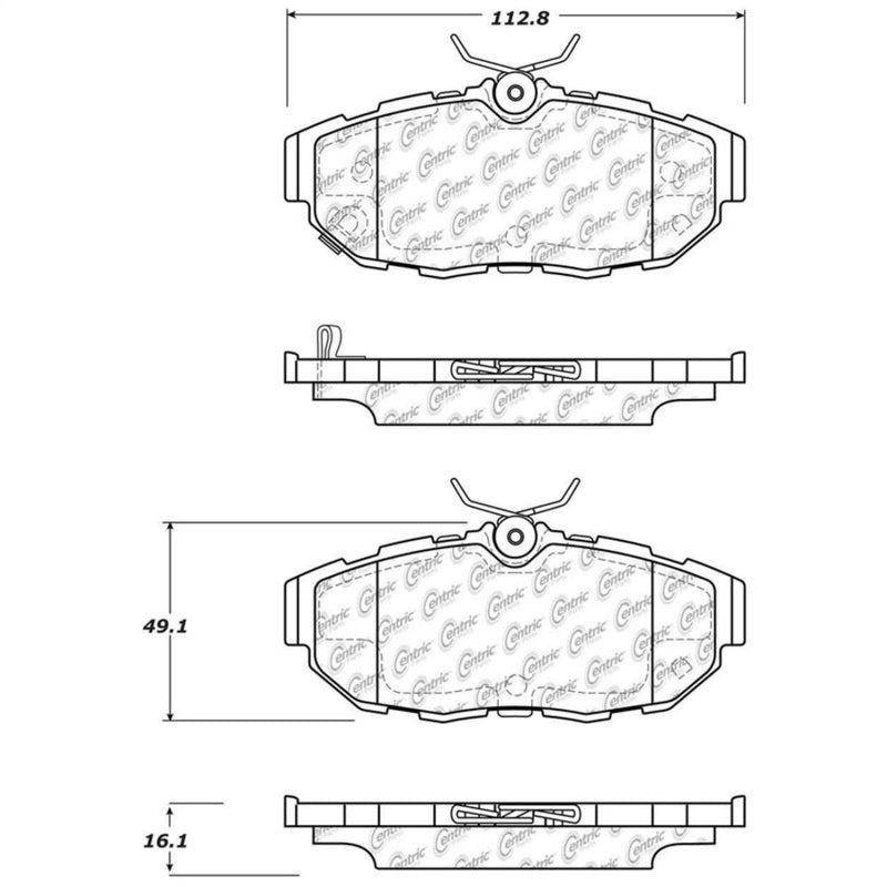 Stoptech 308.1465 Street Touring Brake Pads