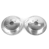PowerStop fits Scion 13-16 FR-S Rear Evolution Drilled & Slotted Rotors - Pair