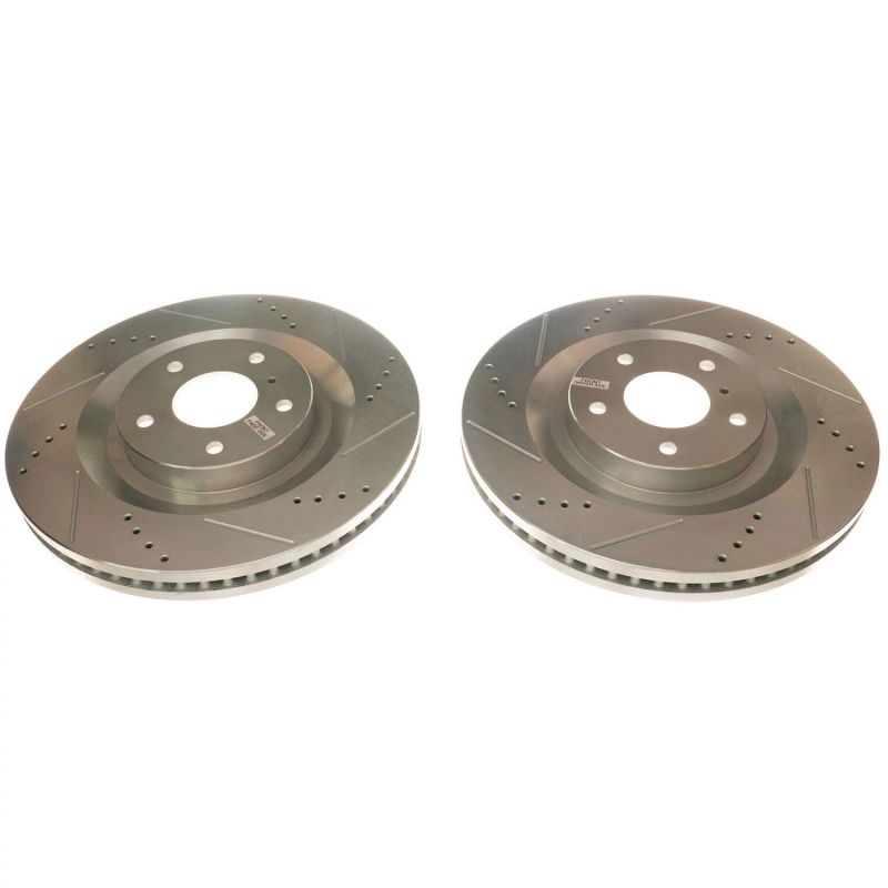 PowerStop fits Infiniti 19-20 QX50 Front Evolution Drilled & Slotted Rotors -