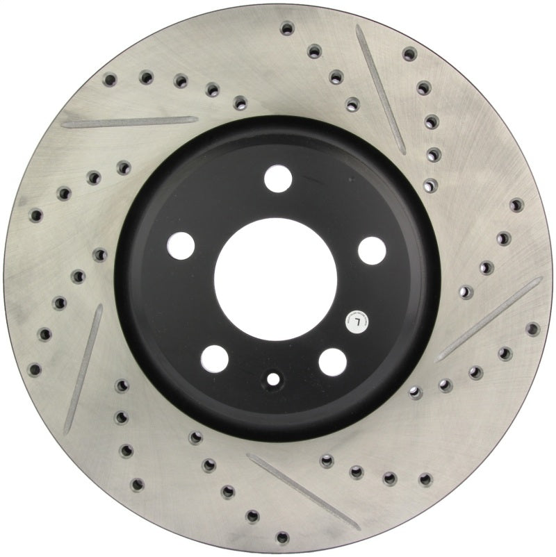 Stoptech 127.33136L Slotted & Drilled Sport Brake Rotor