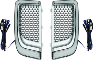 Kuryakyn 5063 Kuryakyn Tracer Lower Fairing Grill Chrome