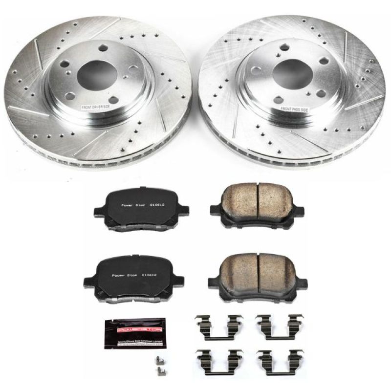 PowerStop K1135 fits Lexus 99-01 RX300 Front Z23 Evolution Sport Brake Kit