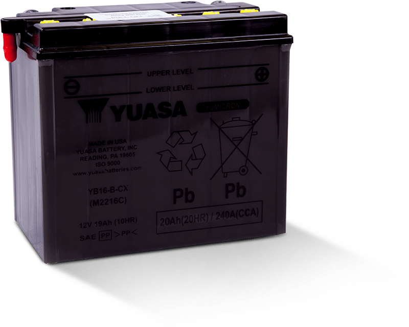 Yuasa YUAM2216C YB16-B-CX Yumicron CX 12 Volt Battery