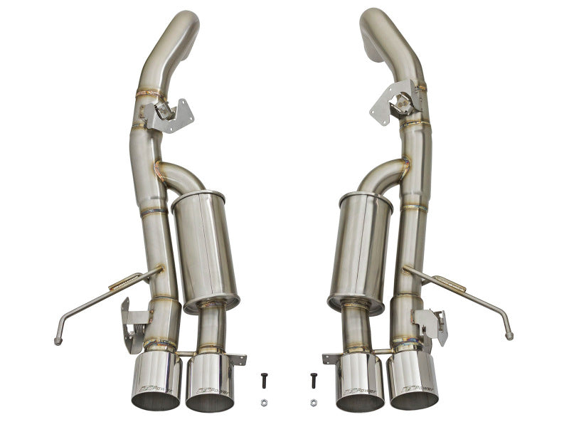 AFE 49-34056-P rce XP 3in-2 1/2in Axle Back 304SS Exhaust w/ Polished Tips 14-1