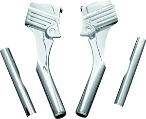 Kuryakyn 8146 Deluxe Neck Cover Kit 95-05 Touring Models Chrome