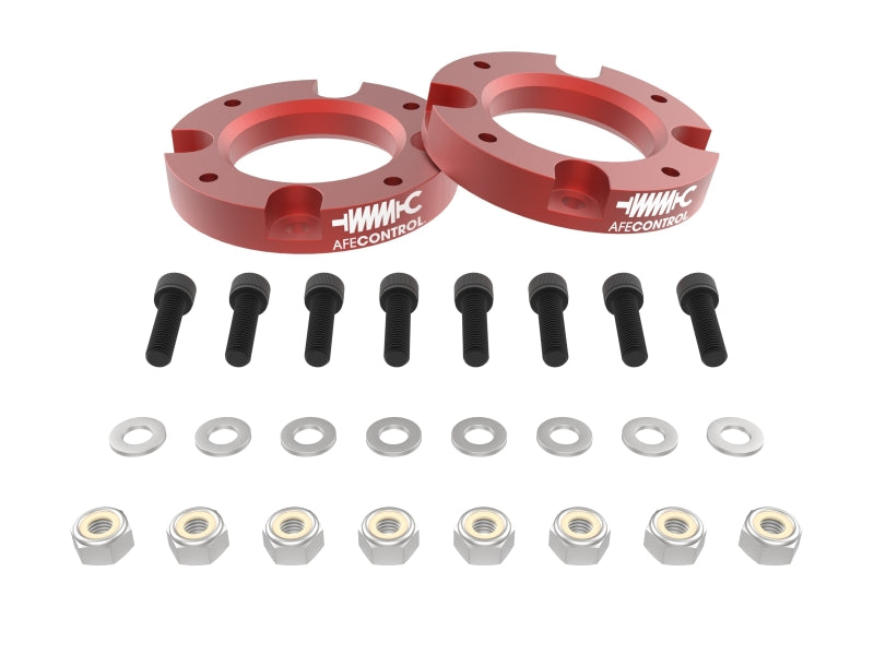 AFE 416-72T010-R 24-25 fits Toyota Tacoma CONTROL 1.5in Leveling Kit - Red