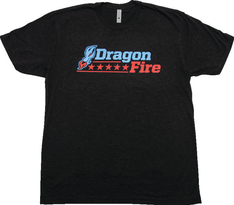 DragonFire Racing 523105 Dfr Logo Tee Blue/Red Sm