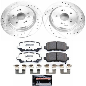 PowerStop K7216-26 15-19 fits Acura TLX Rear Z26 Street Warrior Brake Kit