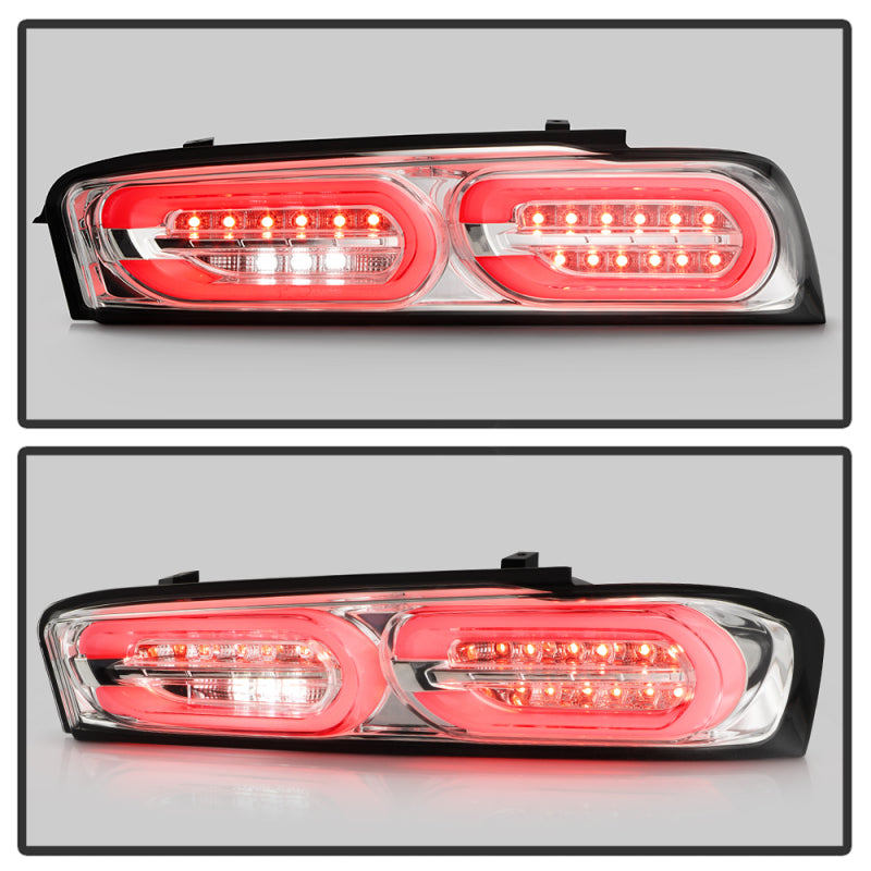 Spyder 5087225 fits Chevy 16-18 Camaro Halogen LED Tail Lights Chrome ALT-YD-CC