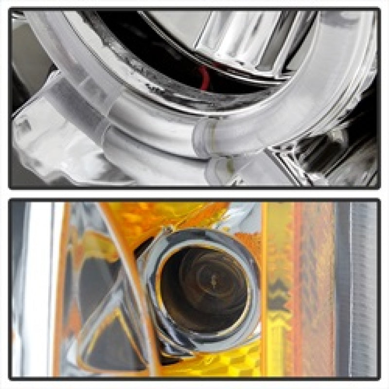 Spyder 5009463 fits Chevy 03-06 Silverado 1500 Projector Headlights LED Halo LE