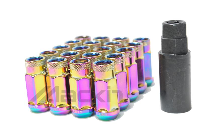 Wheel Mate 33007B Monster Lug Nut Caps - Black 14x1.50