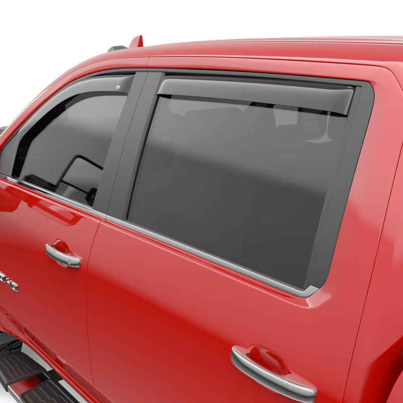 EGR 571651 2019 fits Chevy 1500 Crew Cab In-Channel Window Visors - Dark Smoke