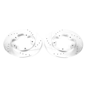 PowerStop fits Ford 15-19 Transit-150 Rear Evolution Drilled & Slotted Rotors -
