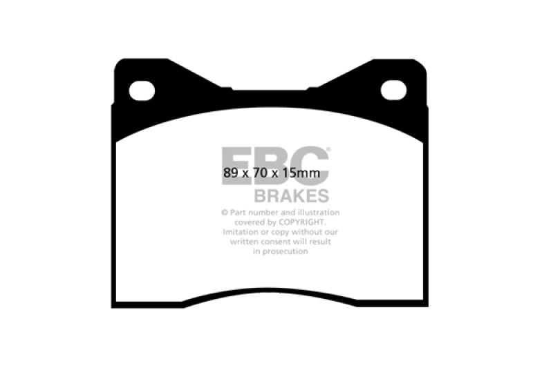 EBC DP2753/2 Ac Ace 5.0 Greenstuff Front Brake Pads