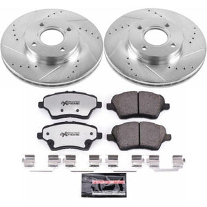 PowerStop K6818-26 14-19 fits Ford Fiesta Front Z26 Street Warrior Brake Kit