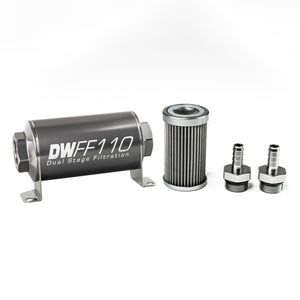 DeatschWerks 8-03-110-040K-38 Stainless Steel 3/8in 40 Micron Universal Inline