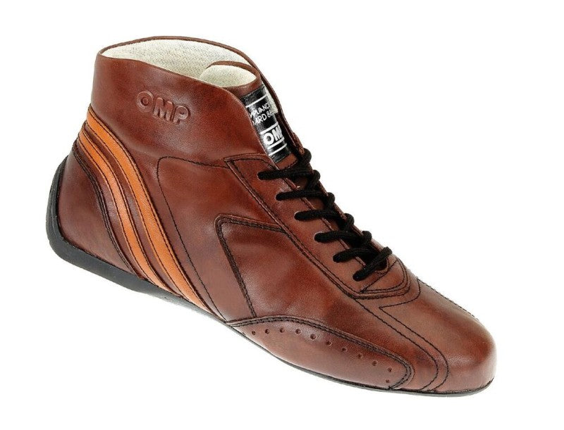 OMP IC0-0784-B01-015-40 Carrera Low Boots My2021 Brown - Size 40 (Fia 8856-2018)