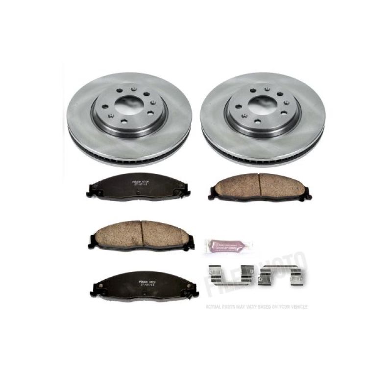 PowerStop KOE1423 fits Cadillac 03-05 CTS Front Autospecialty Brake Kit