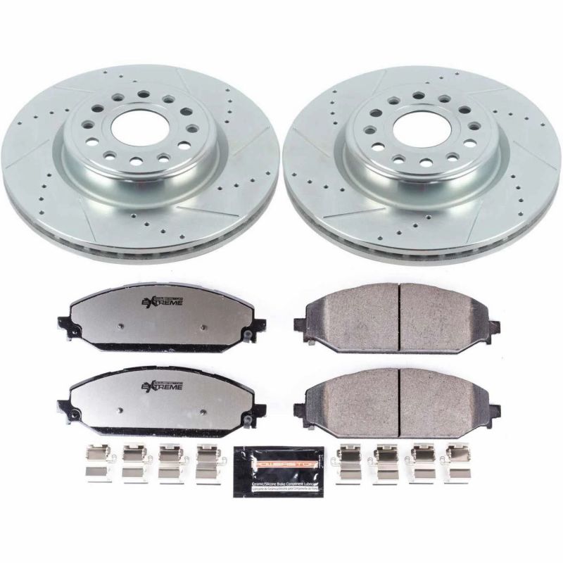 PowerStop K8183-36 2019 fits Ram 1500 Front Z36 Truck & Tow Brake Kit